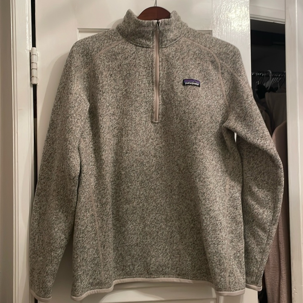 Patagonia 1/4 zip pelican brown XL